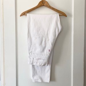 Vintage Levi’s 80’s 90’s Boyfriend Jeans White 550